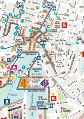 Brochures and maps of La Rochelle